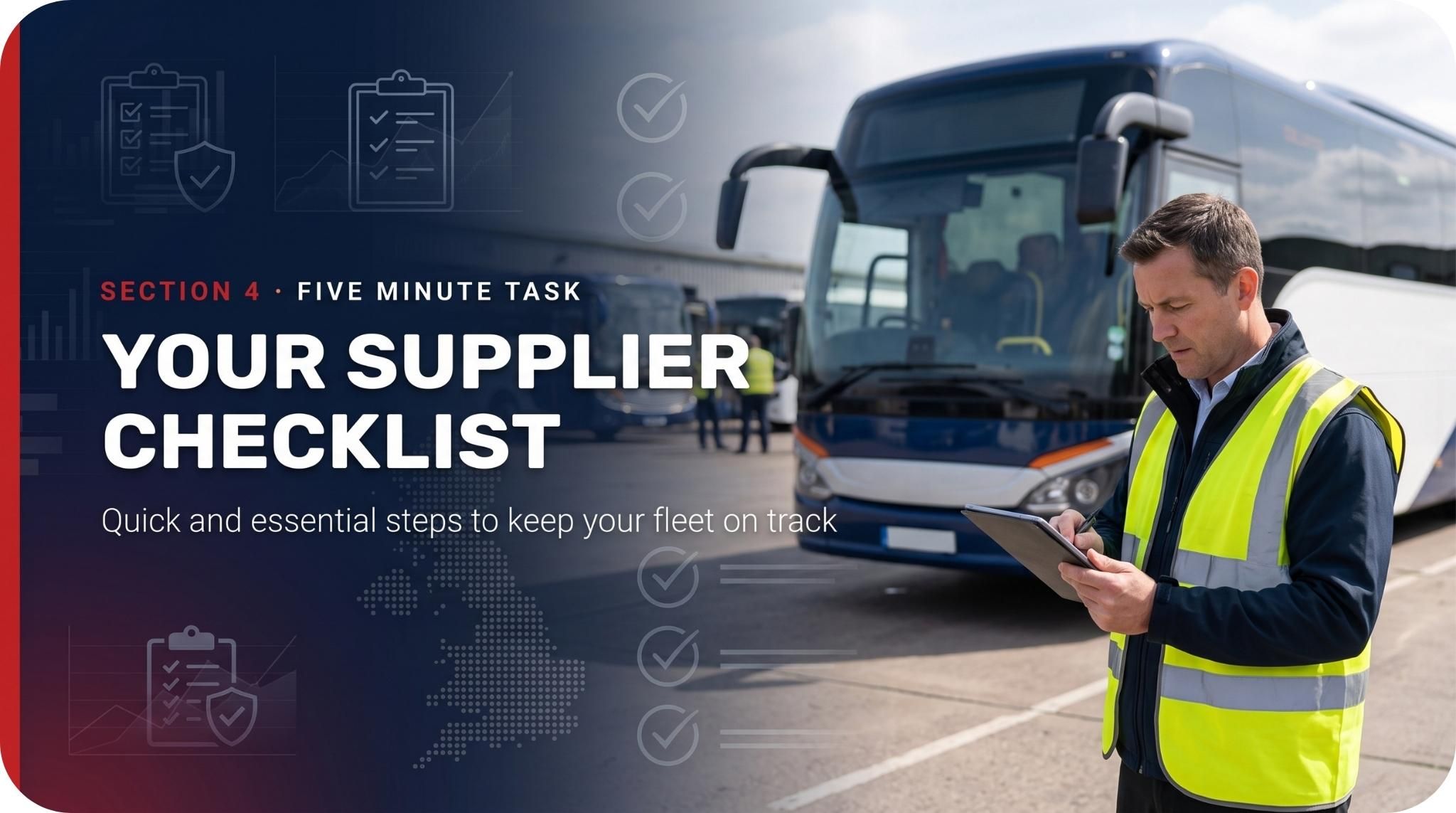 Your supplier checklist
